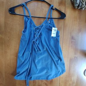 Suede tank top